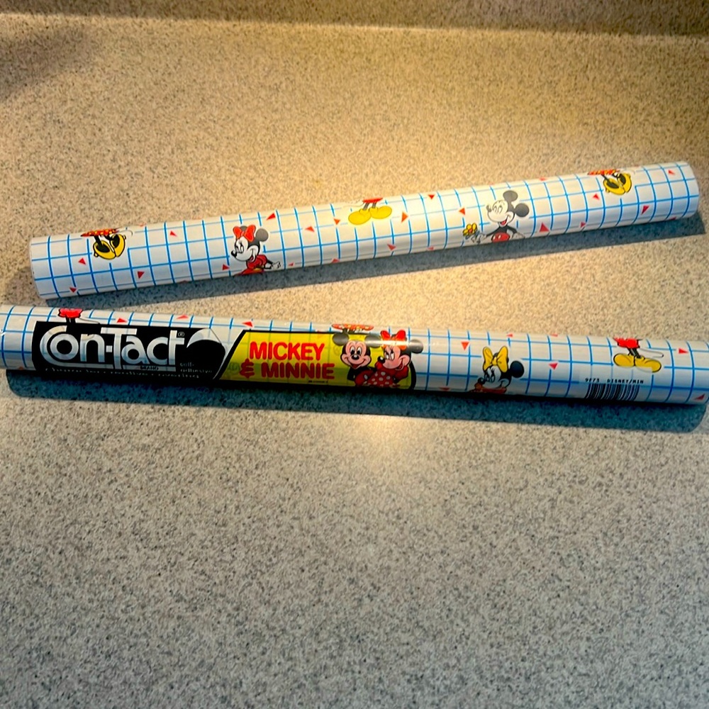 Vintage Mickey Mouse contact paper